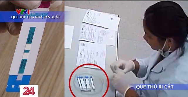Giám đốc Bệnh viện Xanh Pôn: Cắt đôi que xét nghiệm HIV, viêm gan B là để... thử nghiệm Giam doc Benh vien Xanh Pon: Cat doi que xet nghiem HIV, viem gan B la de... thu nghiem