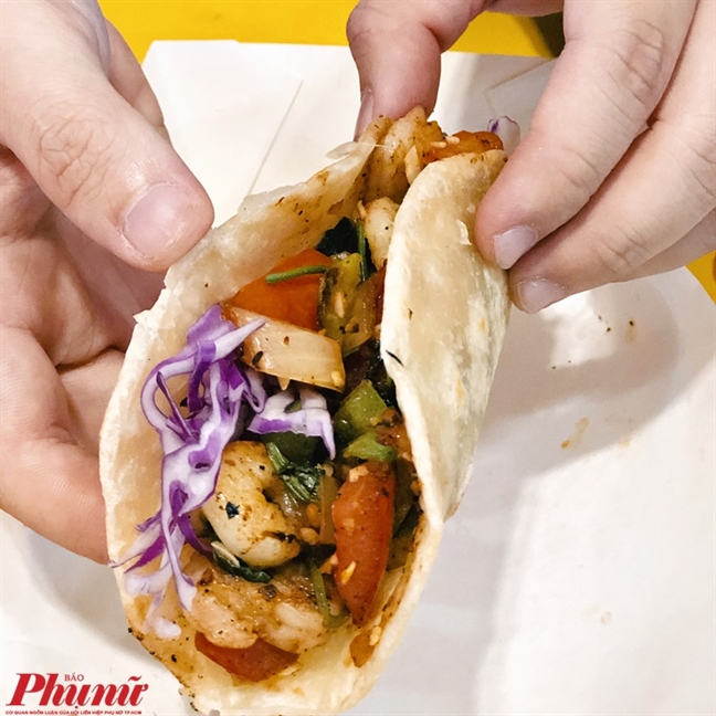 Ăn 'ngập nhân' chiếc bánh Tacos phong cách Mexico An 'ngap nhan' chiec banh Tacos phong cach Mexico