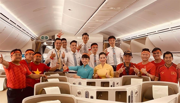 Nhiều hãng bay miễn phí cho cầu thủ và người thân sau chức vô địch SEA Games 30 Nhieu hang bay mien phi cho cau thu va nguoi than sau chuc vo dich SEA Games 30