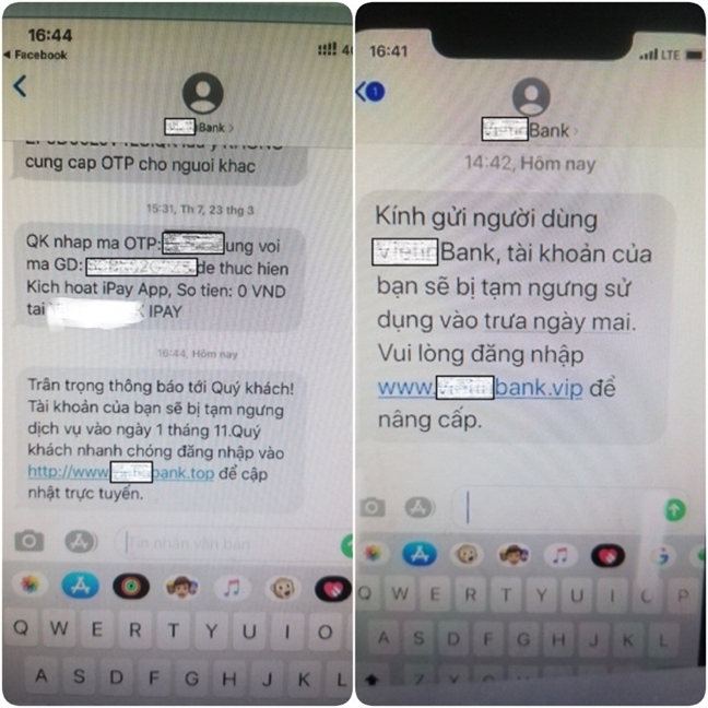 Bộ Công an cảnh báo về tội phạm giả mạo tin nhắn từ ngân hàng Bo Cong an canh bao ve toi pham gia mao tin nhan tu ngan hang
