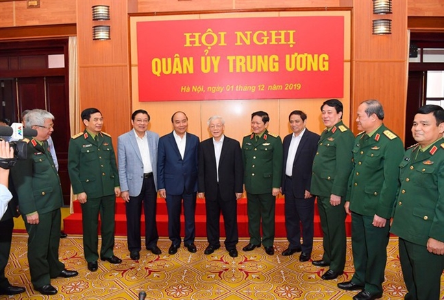 Tổng bí thư, Chủ tịch nước Nguyễn Phú Trọng: Kiên quyết đấu tranh làm thất bại âm mưu 'phi chính trị hóa' quân đội Tong bi thu, Chu tich nuoc Nguyen Phu Trong: Kien quyet dau tranh lam that bai am muu 'phi chinh tri hoa' quan doi