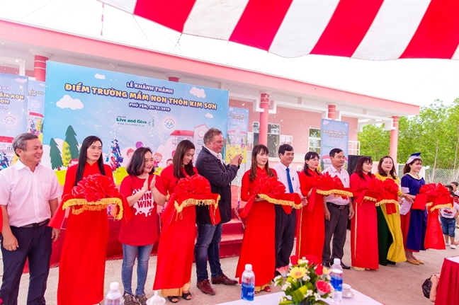 Sữa Cô Gái Hà Lan khánh thành trường mầm non cho trẻ em vùng sâu Sua Co Gai Ha Lan khanh thanh truong mam non cho tre em vung sau